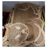 Woven Cat Mats and Fabric Linens placemats