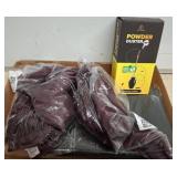 Box Lot With Powder Duster and Apparel
