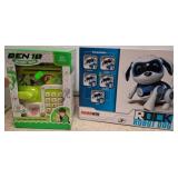 Ben 10 Money Safe and Rock Robot Dog - Toy Lot