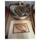 Metalware and Framed Artwork Prints