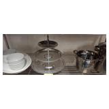 Crate & Barrel Bowls, Tiered Platter, and Cookware