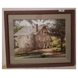 Framed Print of a Stone Building by Dan Campanelli