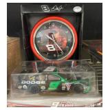 Dale Earnhardt Jr. Clock and Kasey Kahne Die-Cast