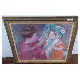 Mary Cassatt Chromograph ï¿½Mother and Child,ï¿½ Frame