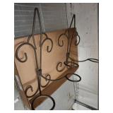 Scrollwork Metal tea candles holder