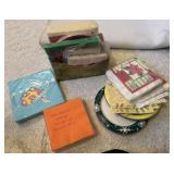 Paper Napkins and Decorative Plates