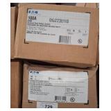 Two Eaton DG223URB 100A Safety Switch, 240V