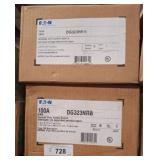 2 Eaton DG323NRB Safety Switch, 240V, 100A