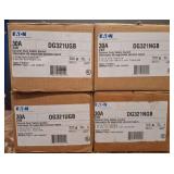 4 Eaton DG321UGB 30A Safety Switches, 4 Units