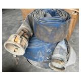 Industrial Hose With Couplings, Several Rolls