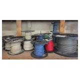 Wire and Cable Spools in Mixed Colors