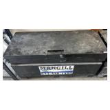 Metal Tool Storage Box With Assorted Contents