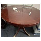 Round Wooden Table, 42" Diameter
