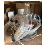 Workshop Supplies Lot: Hoses, Sealant, Tools