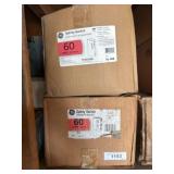 GE 60 Amp Safety Switch Models TH3222SS, 4484