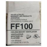 Soler & Palau FF100 Ceiling-Mount Ventilator