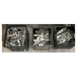 Metal Hardware Components in Crates
