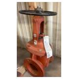 Red Gate Valve With Handwheel Operation