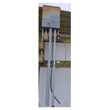 Electrical Panel with Mounted Conduits