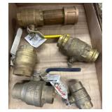 Brass Valves with Various Thread Types