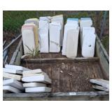 Ceramic toilet tank covers for Reuse