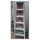 2 Stack of Fiberglass Step Ladders