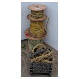 Ropes on Spools and in a Crate