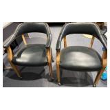 Two Executive Leather, Inc. Chairs