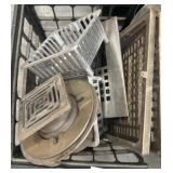 Metal Vents, Grates, and Drain Components Assortme