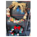 Disney-Themed Decorative Holiday Wreaths