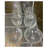 Glassware Including Stem and Coupe Glasses