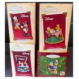 Hallmark Disney Keepsake Ornament Set of 4