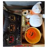 Halloween-Themed Decor Assortment With Plush Toy