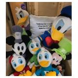 Disney Plush Toys and Embroidered Pillow