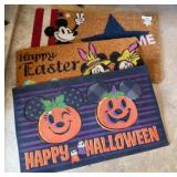 Disney-Themed Coir Door Mats Set