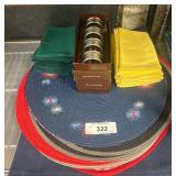 Placemats, Napkins, and Metal Napkin Rings