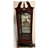 Mahogany Curio Cabinet with Glass Panels