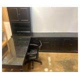 Thomasville L-Shaped Desk with Storage Units