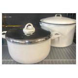Enameled and Coated Cooking Pots