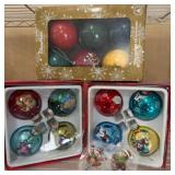 Disney Christmas Ornament Sets in Original Boxes