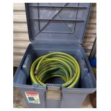 Rubbermaid Tote With Garden Hose