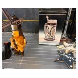 Decorative Items: Statue Stein, Stars, Figurine