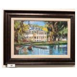 Framed Landscape Painting by Bill Stroud