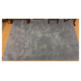 Gray-Toned Area Rug with Non-Slip Backing