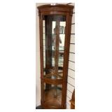 Corner Curio Cabinet With Glass Shelves