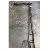 Metal Yard Flag Stands with Hooked Ends