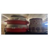 Three Seasonal Wreaths with Storage Containers