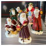 Pipka Santa Figurines and Jim Shore Figure