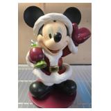 Disney Mickey Mouse Santa Figurine, 15" Tall
