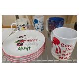 Disney Plates and Mugs Featuring Mickey & Friends
